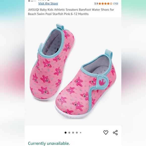Amazon Other - Amazon Pink and Blue Water Shoes Slip-On Design
